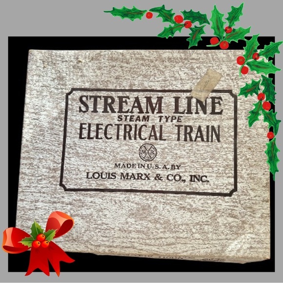 Great LOUIS MARX & CO INC Steam Type Electric Train Set